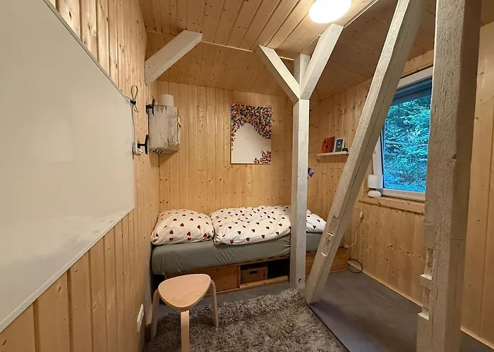بيت للعطل Waldhaus Am Mit Wasserzugang نيوستاد ام روبنبر