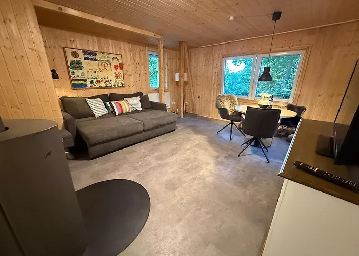 بيت للعطل Waldhaus Am Mit Wasserzugang *